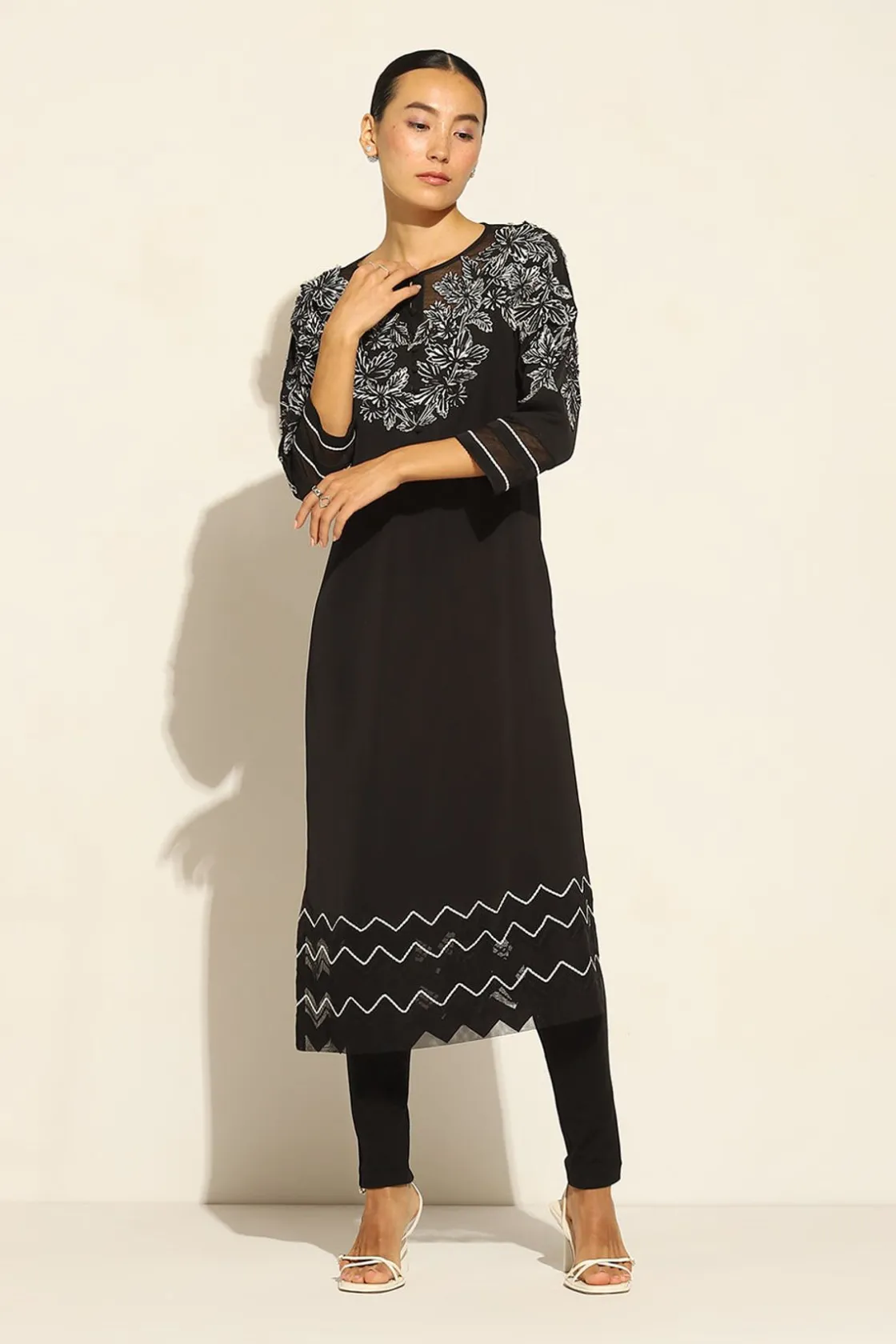RANNA GILL Tunics-Grace Tunic Black