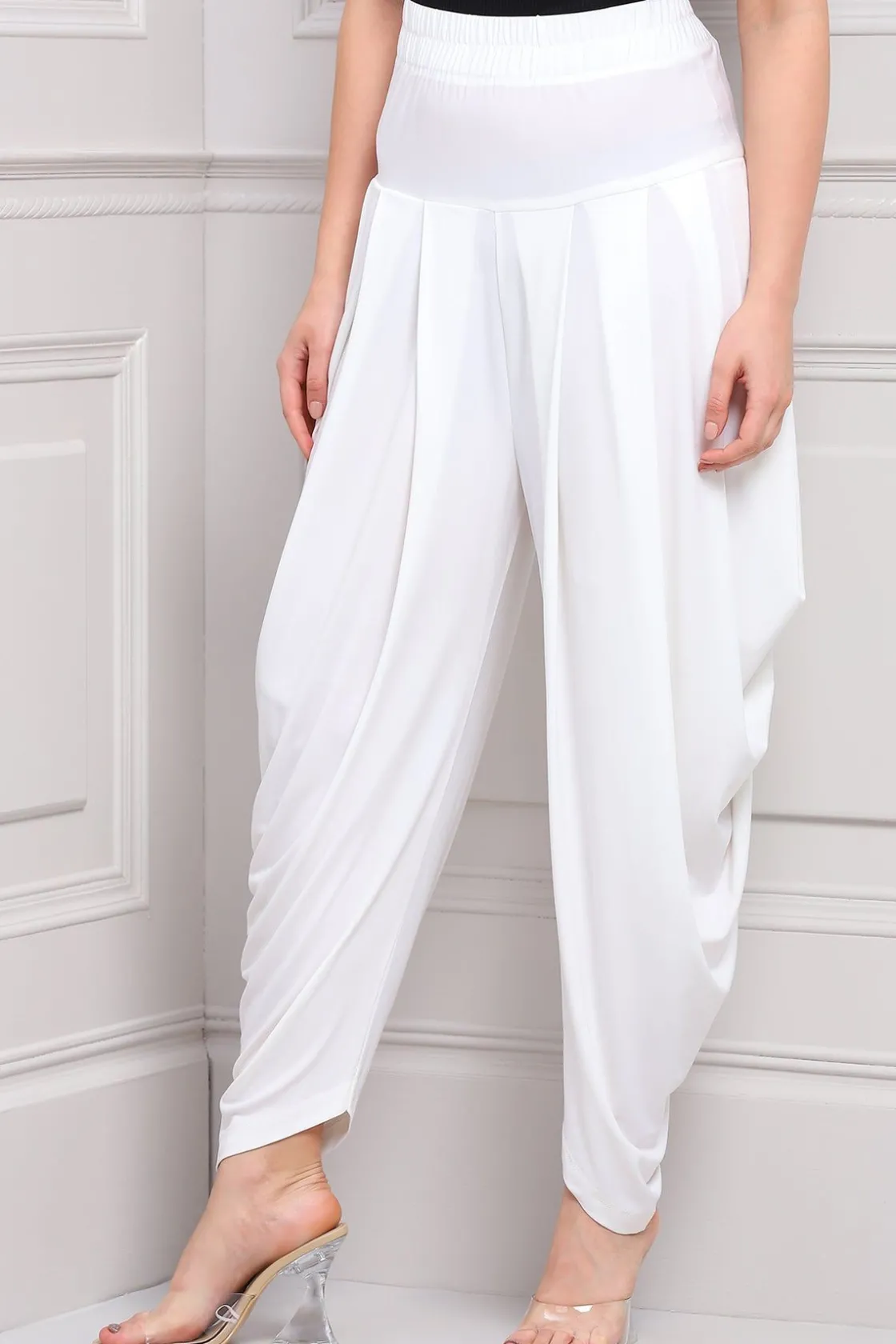 RANNA GILL Classic Pants-Jemma Pant White