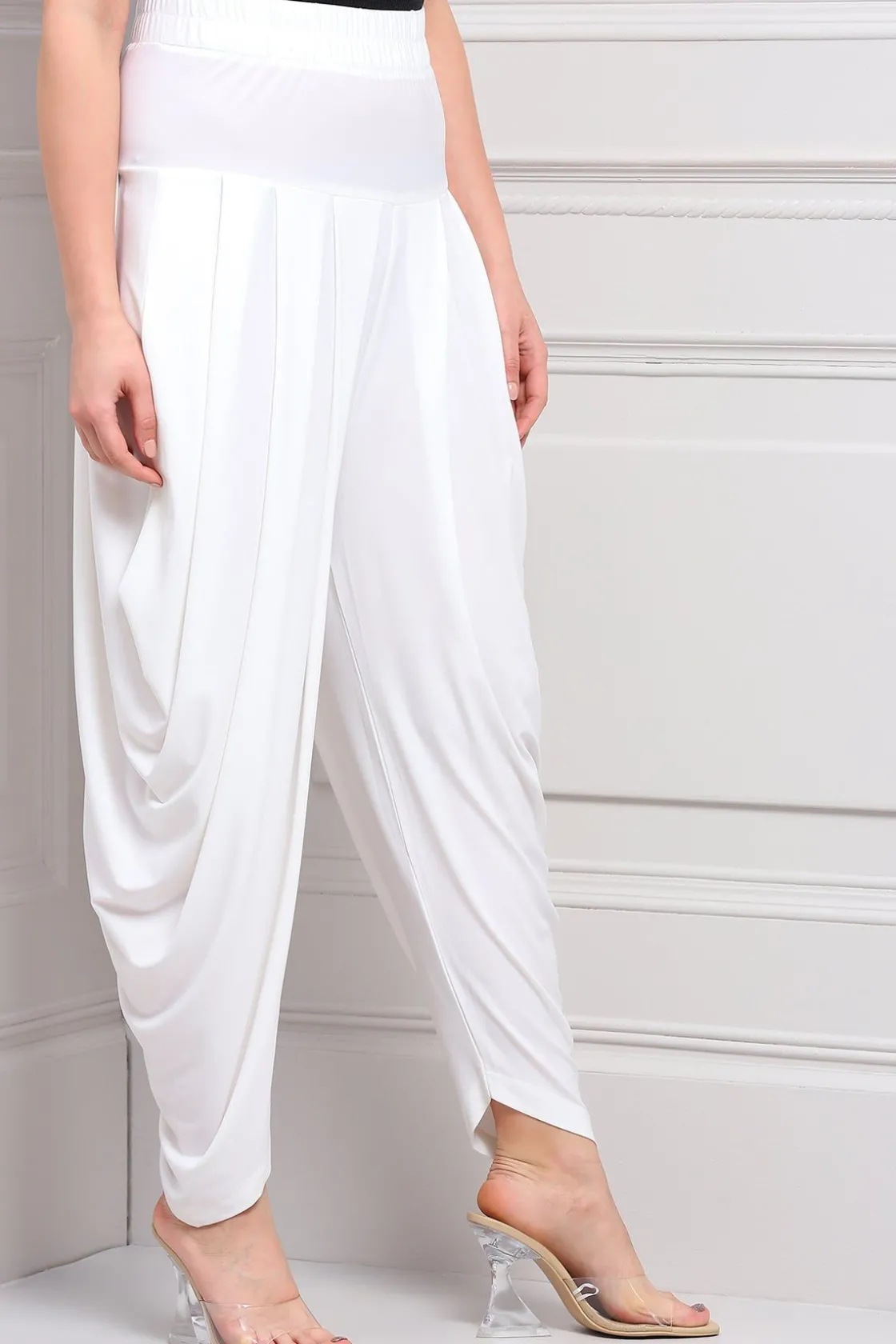 RANNA GILL Classic Pants-Jemma Pant White