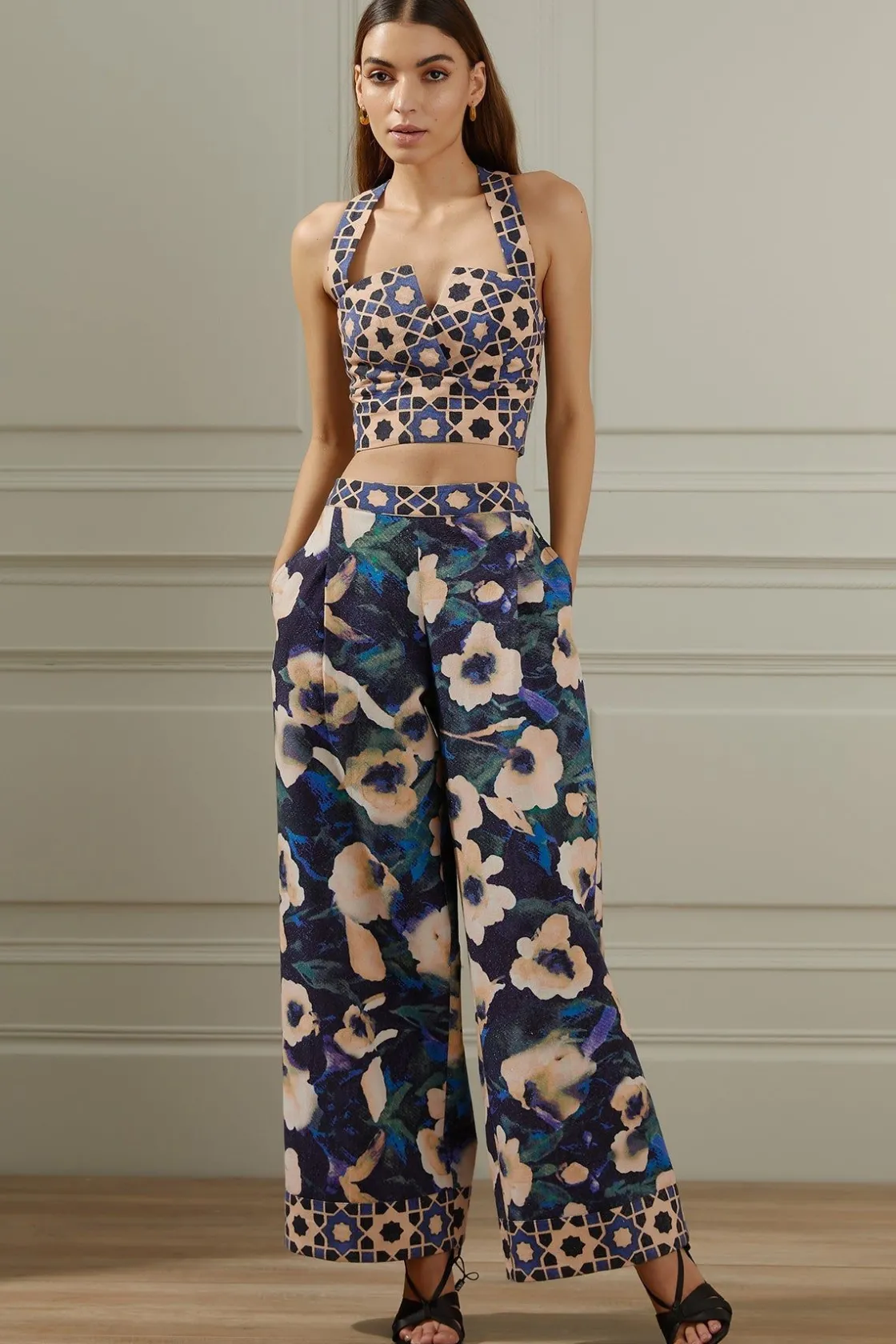 RANNA GILL Pants-Joan Pant Blue