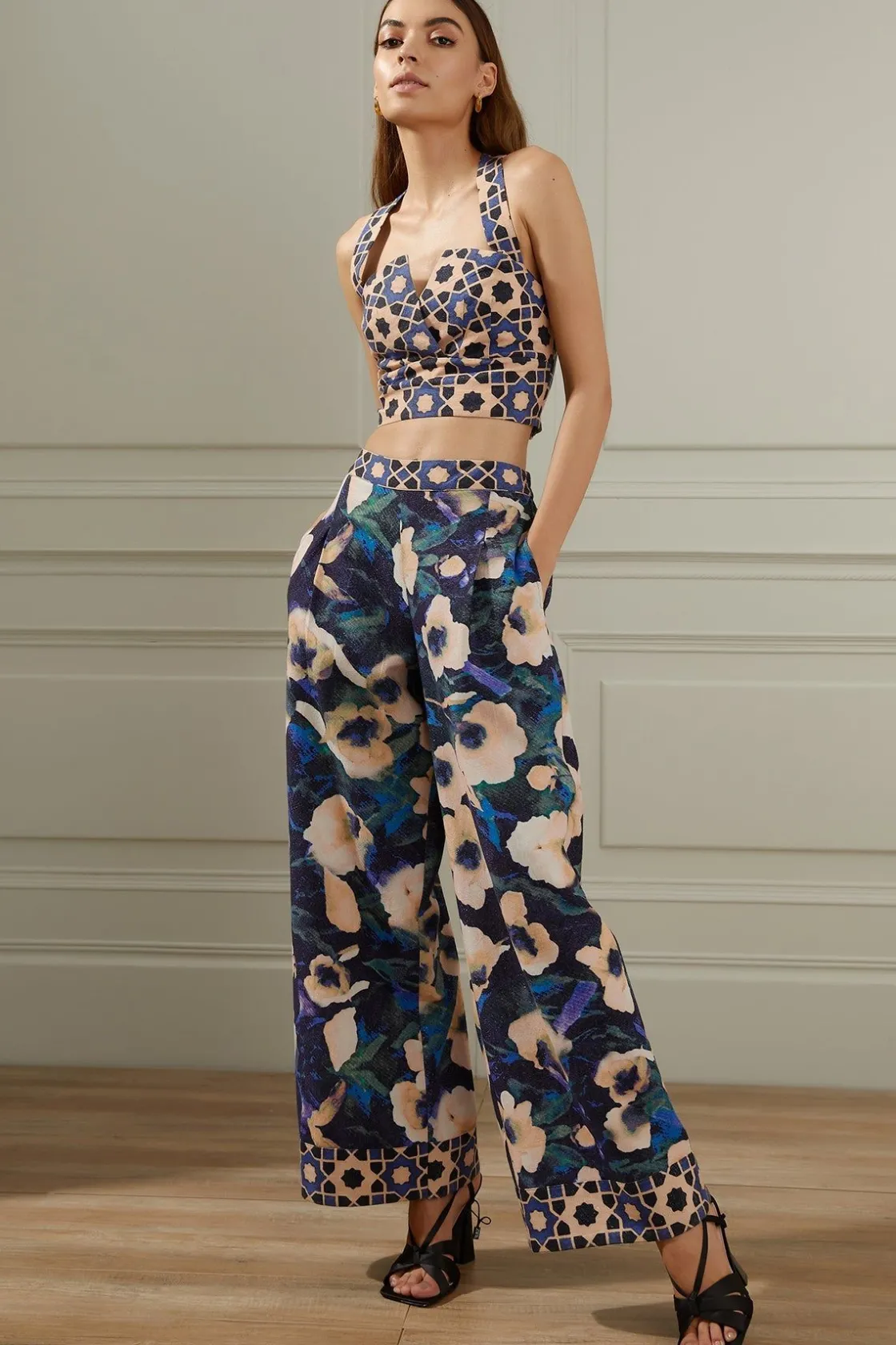 RANNA GILL Pants-Joan Pant Blue