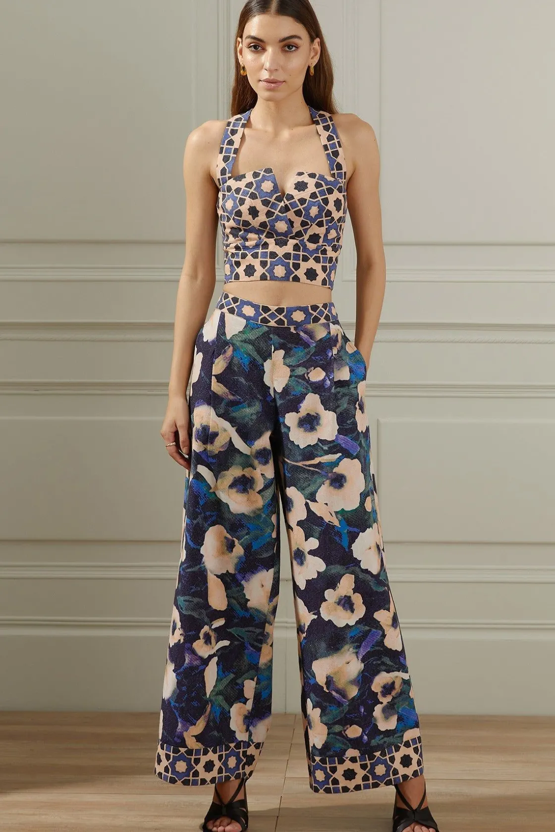 RANNA GILL Pants-Joan Pant Blue