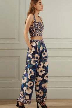 RANNA GILL Pants-Joan Pant Blue