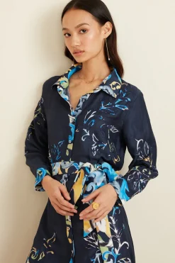 RANNA GILL Dresses-Kinsley Dress Navy