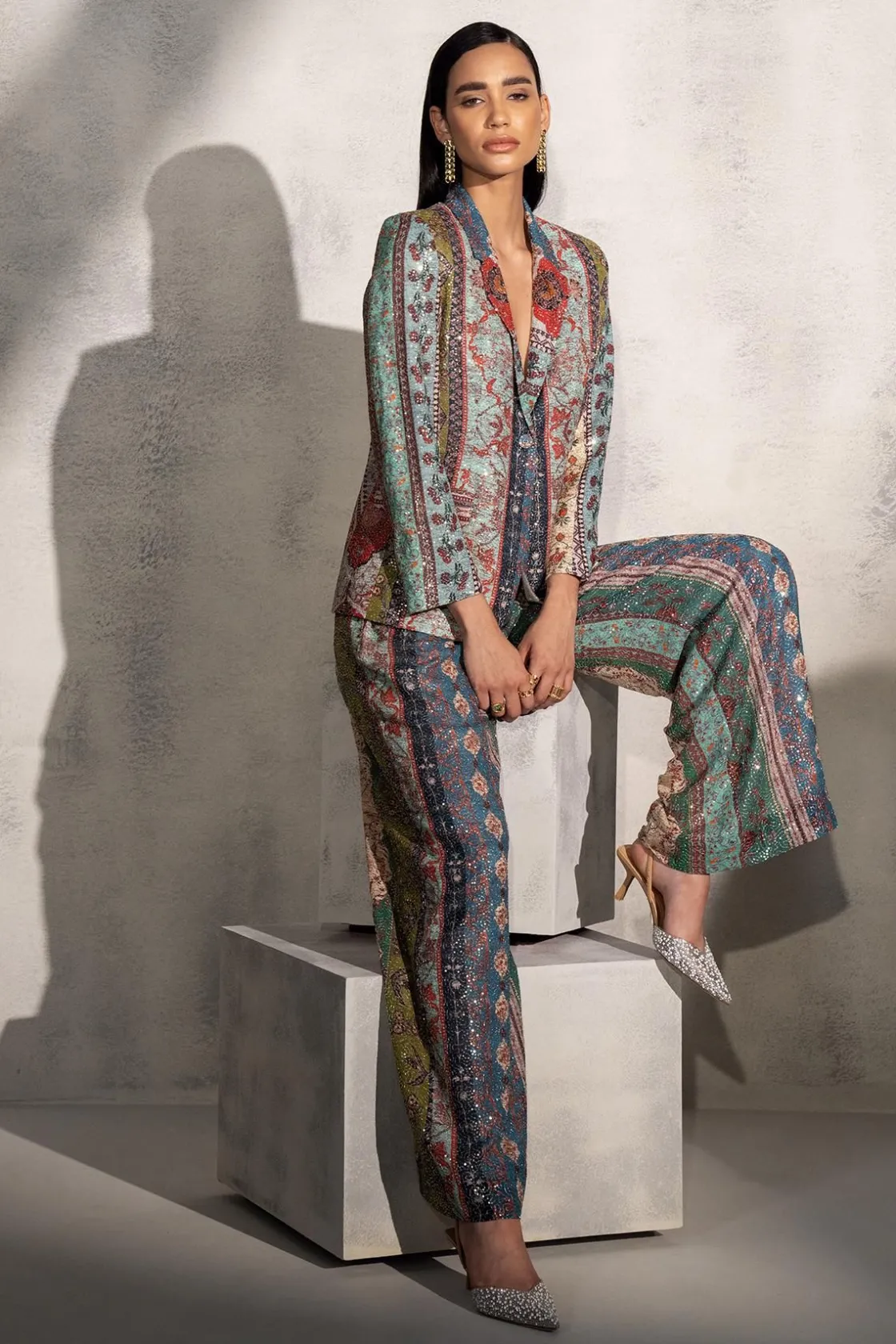 RANNA GILL Jackets-Koel Puri In Elsa Jacket Multi