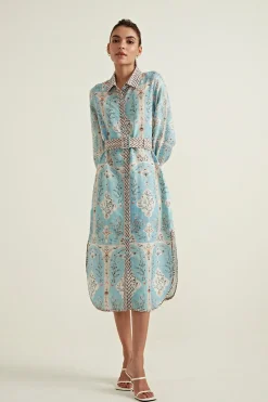 RANNA GILL Dresses-Louisa Tunic Dress Blue