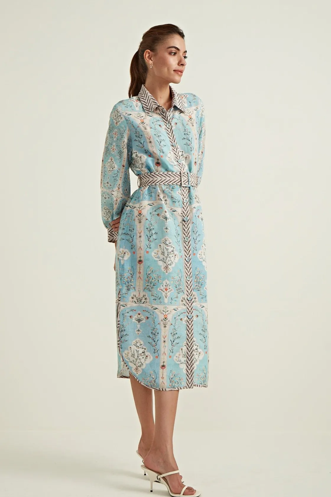 RANNA GILL Dresses-Louisa Tunic Dress Blue