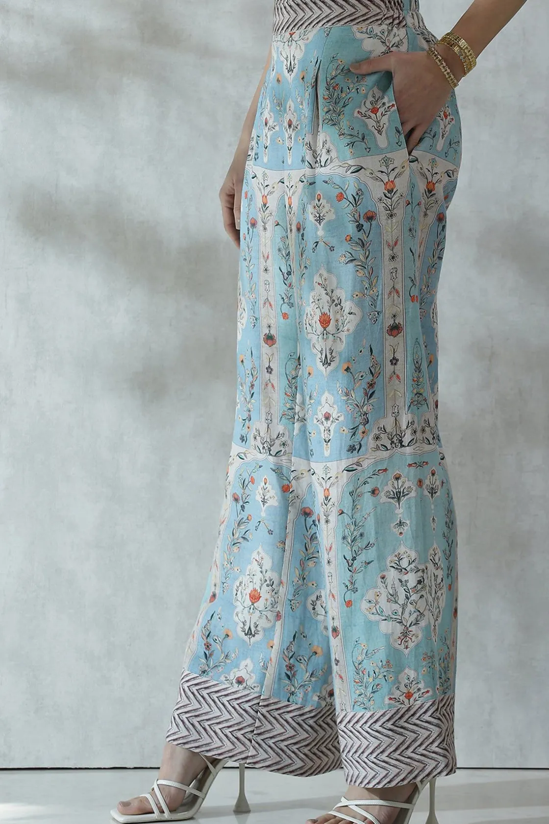 RANNA GILL Pants-Louise Pant Blue