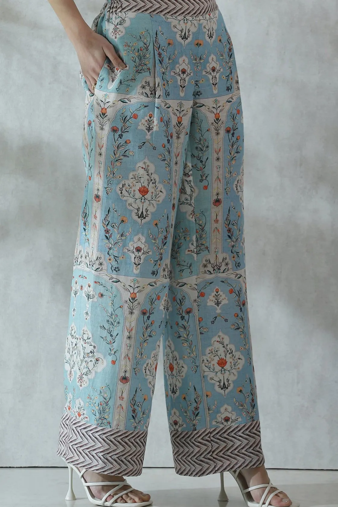 RANNA GILL Pants-Louise Pant Blue