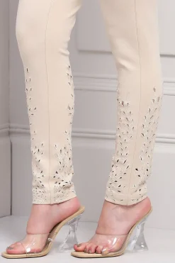 RANNA GILL Classic Pants-Madison Pant Beige