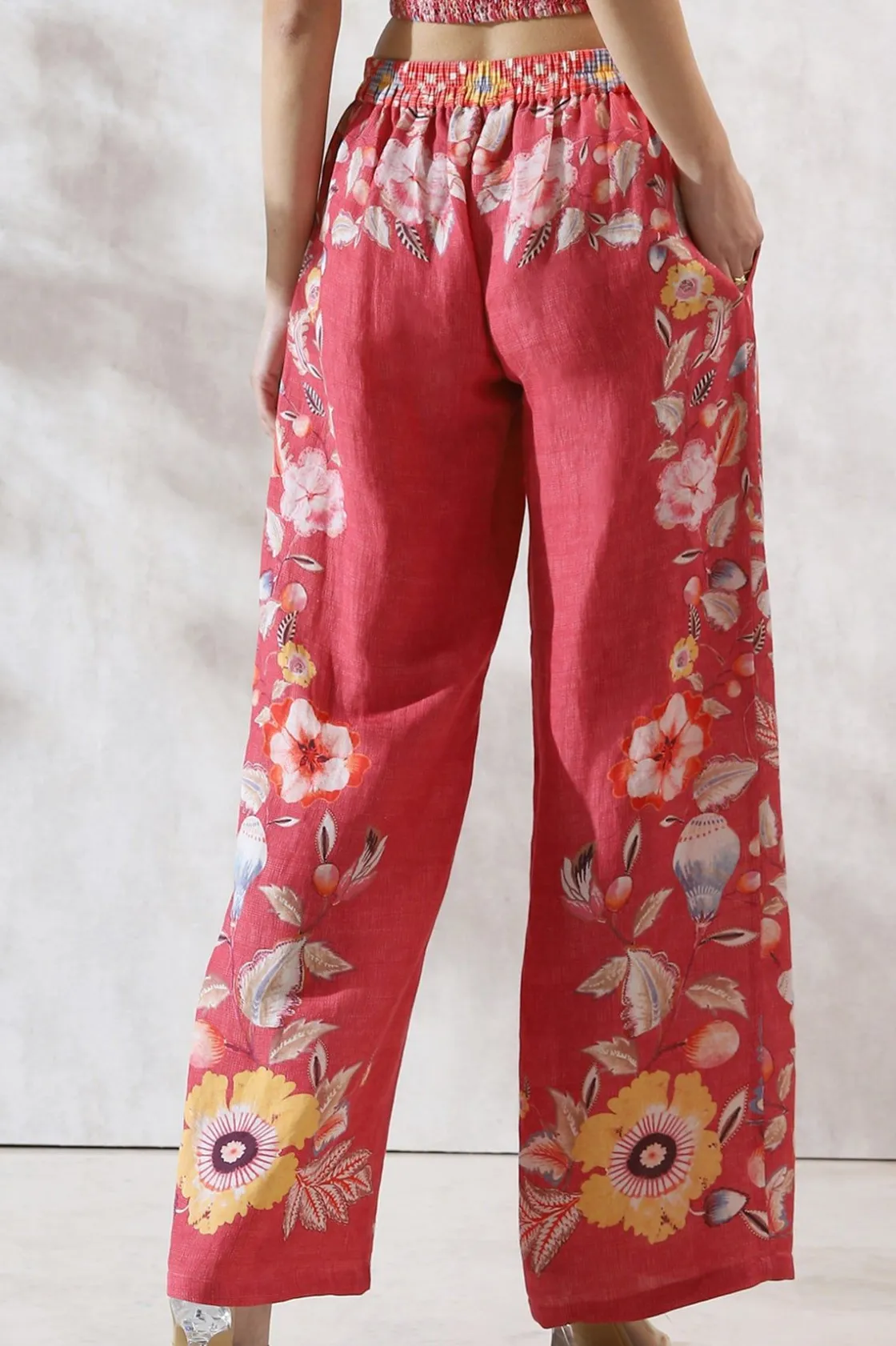 RANNA GILL Matching Sets-Marie Pant Coral