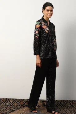 RANNA GILL Matching Sets-Marina Matching Set Black