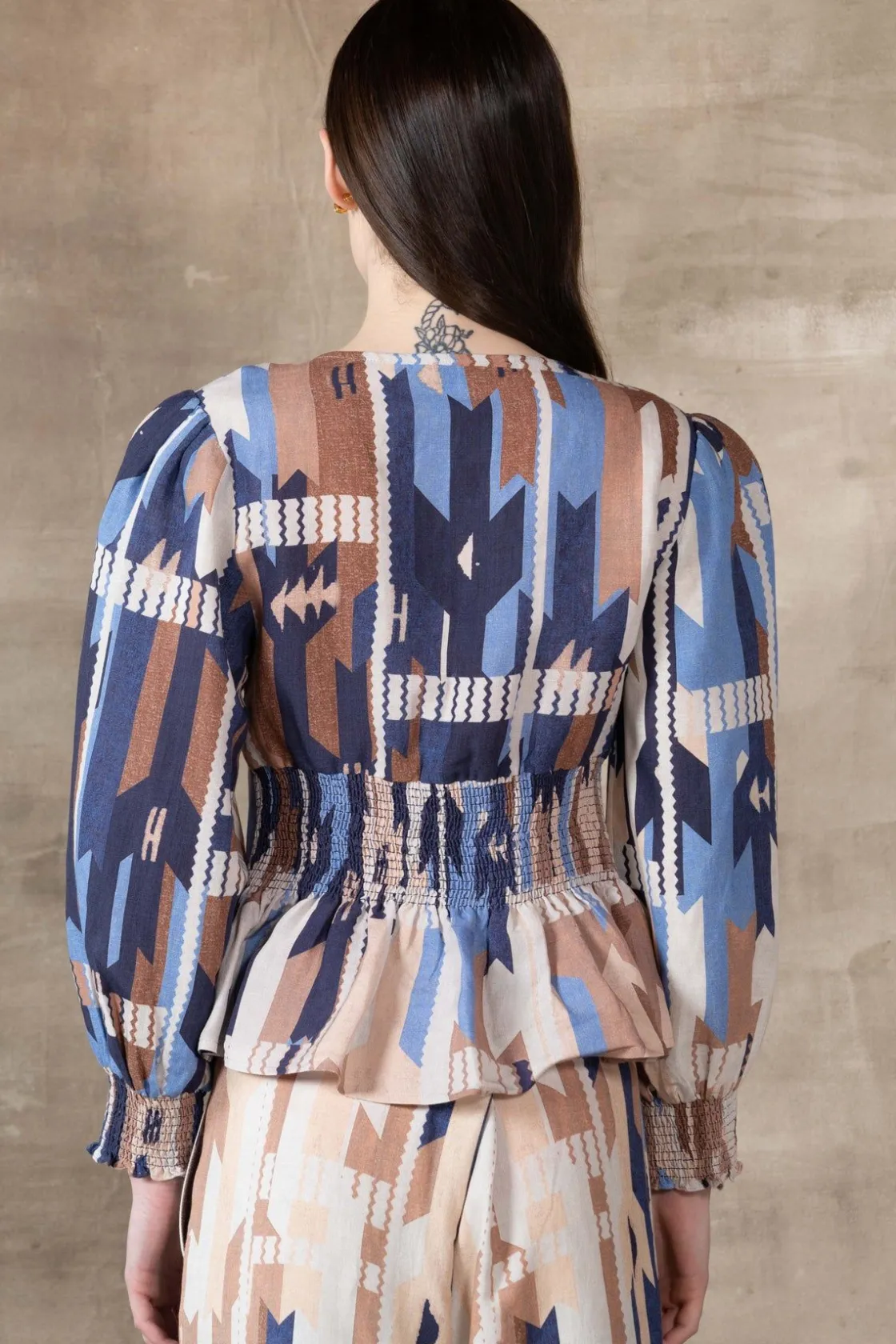 RANNA GILL Tops-Naomi Blouse Multicolor