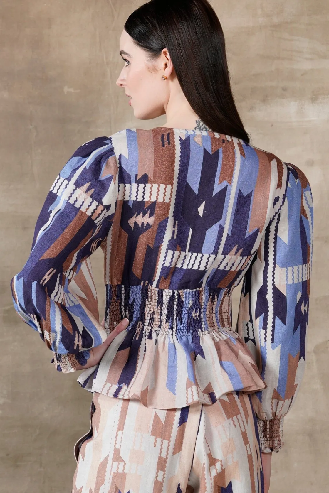 RANNA GILL Tops-Naomi Blouse Multicolor