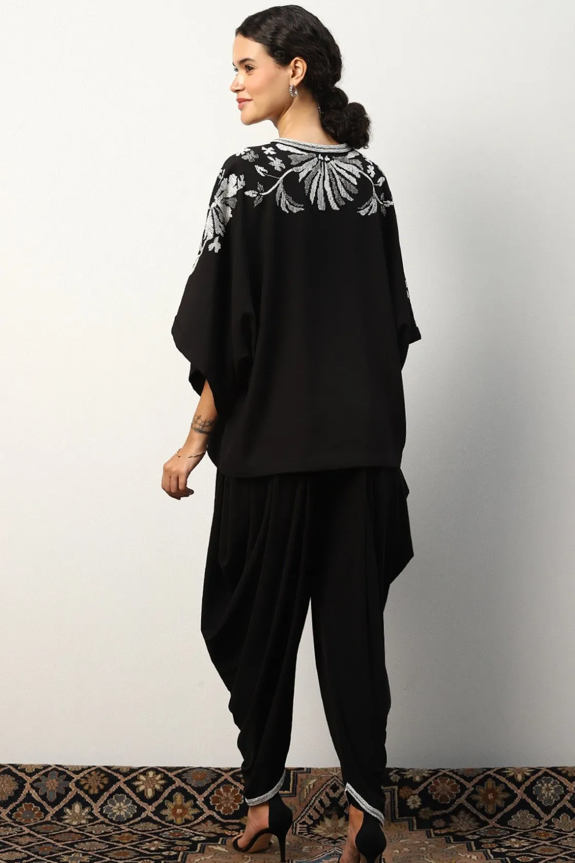 RANNA GILL Tops-Noir Coord Set Black