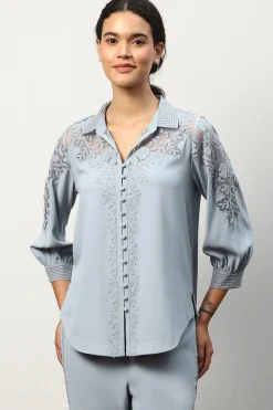 RANNA GILL Matching Sets-Nora Matching Set Sky Blue