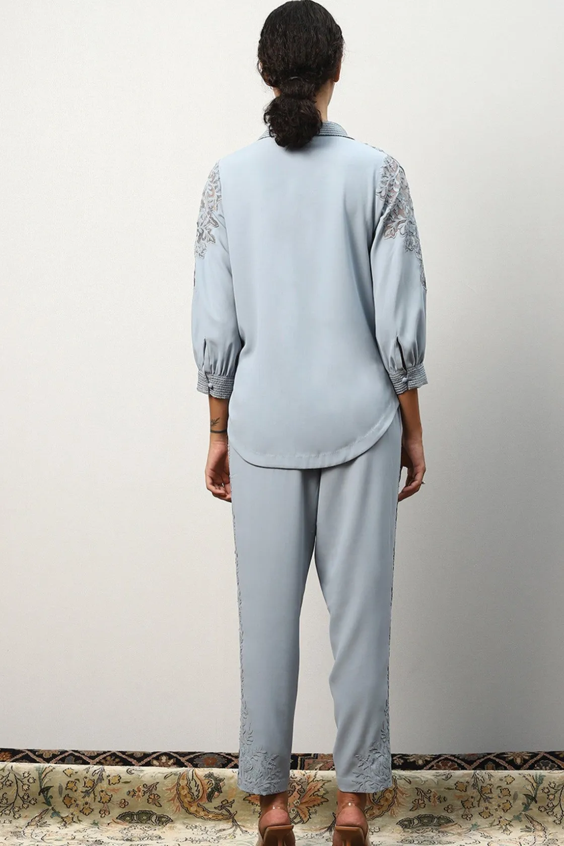 RANNA GILL Matching Sets-Nora Matching Set Sky Blue