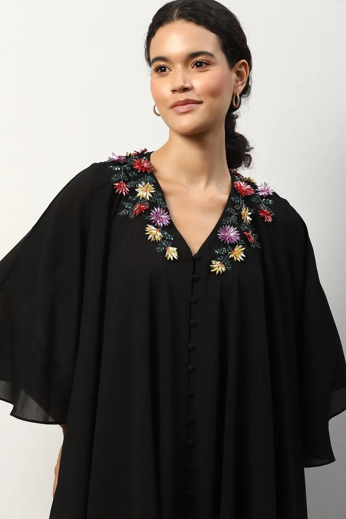 RANNA GILL Tunics-Nova Tunic Black