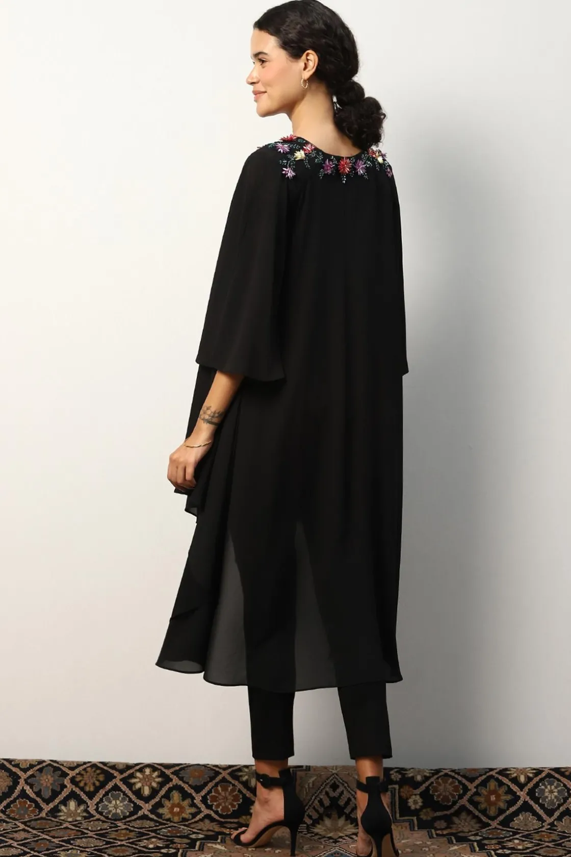 RANNA GILL Tunics-Nova Tunic Black