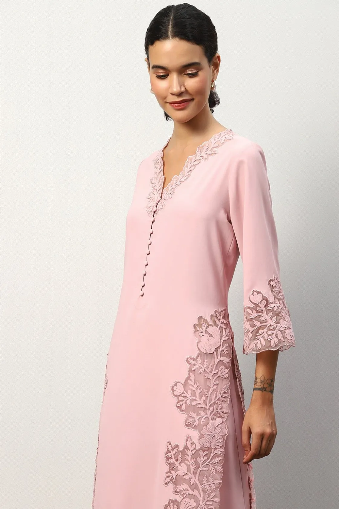 RANNA GILL Matching Sets-Orchid Tunic Set Pink