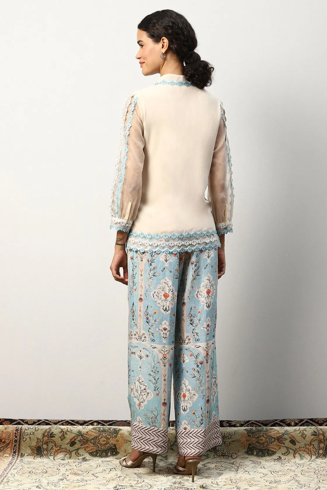 RANNA GILL Tops-Peyton Blouse Beige