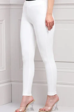 RANNA GILL Classic Pants-Piper Pant White