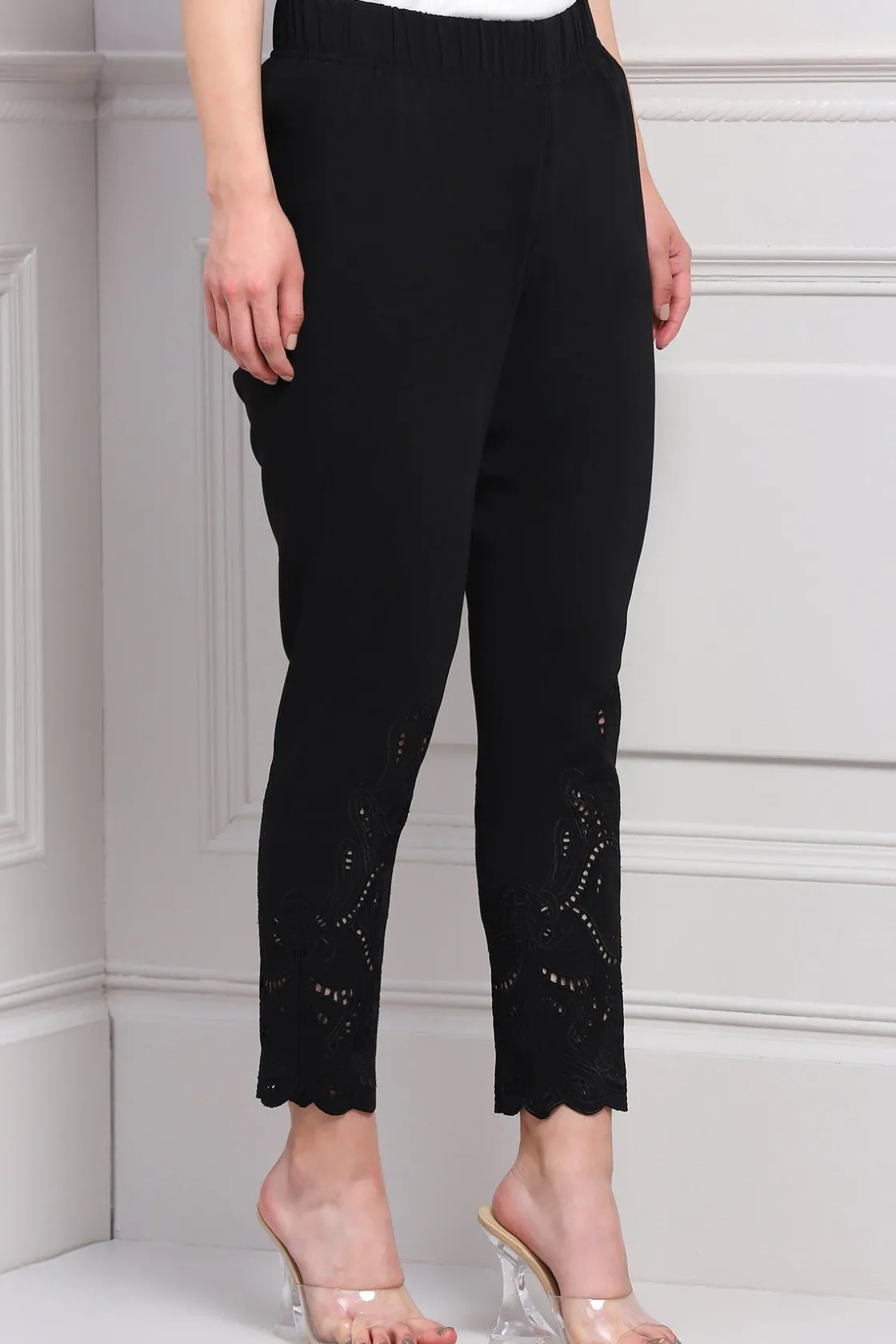 RANNA GILL Classic Pants-Piper Pants Black