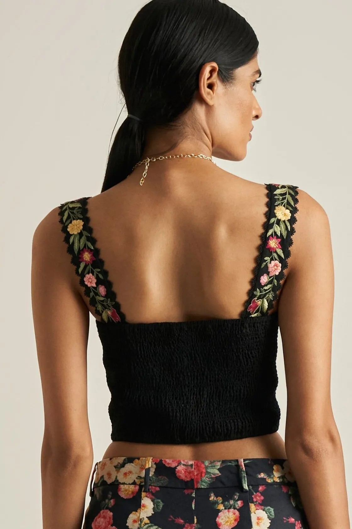 RANNA GILL Tops-Roxette Corset Black