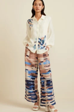 RANNA GILL Tops-Sadie Blouse Ivory