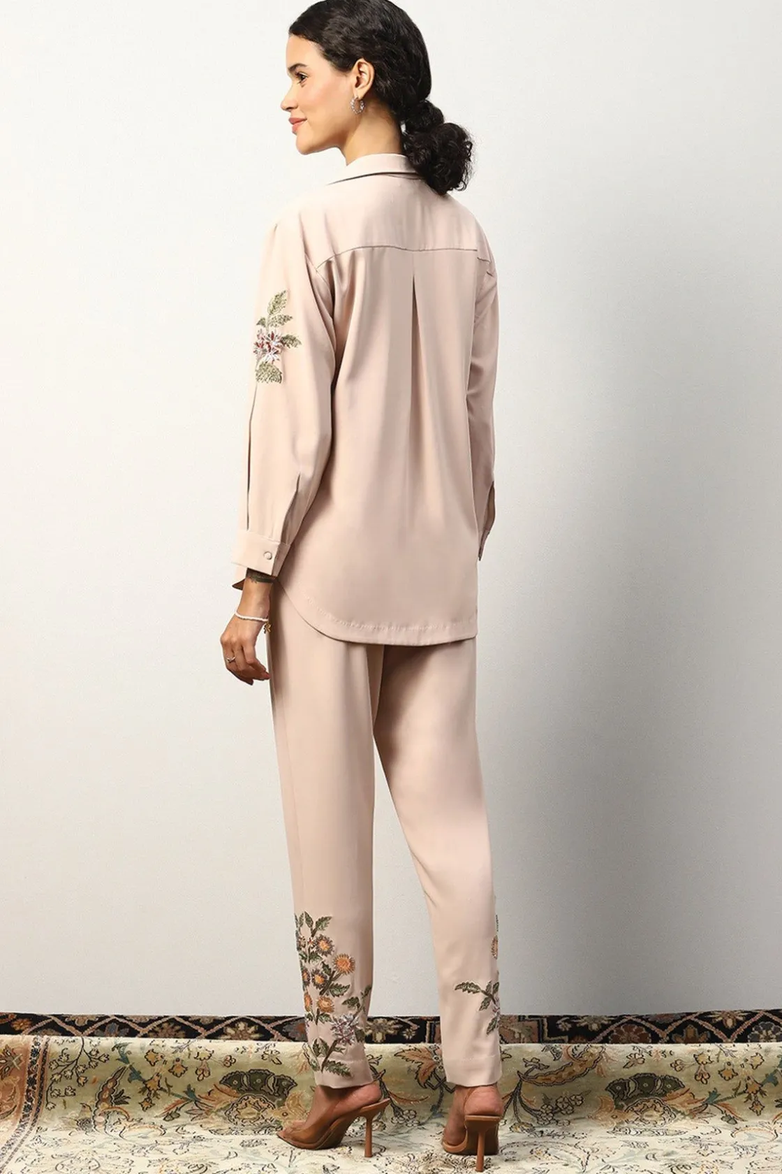 RANNA GILL Matching Sets-Savanna Matching Set Peach