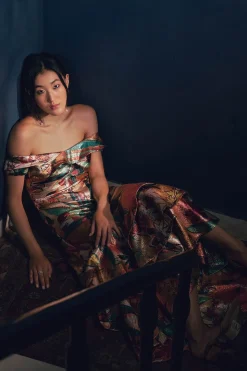 RANNA GILL Dresses-Shriya Saran In Renata Tiered Midi Dress Multi