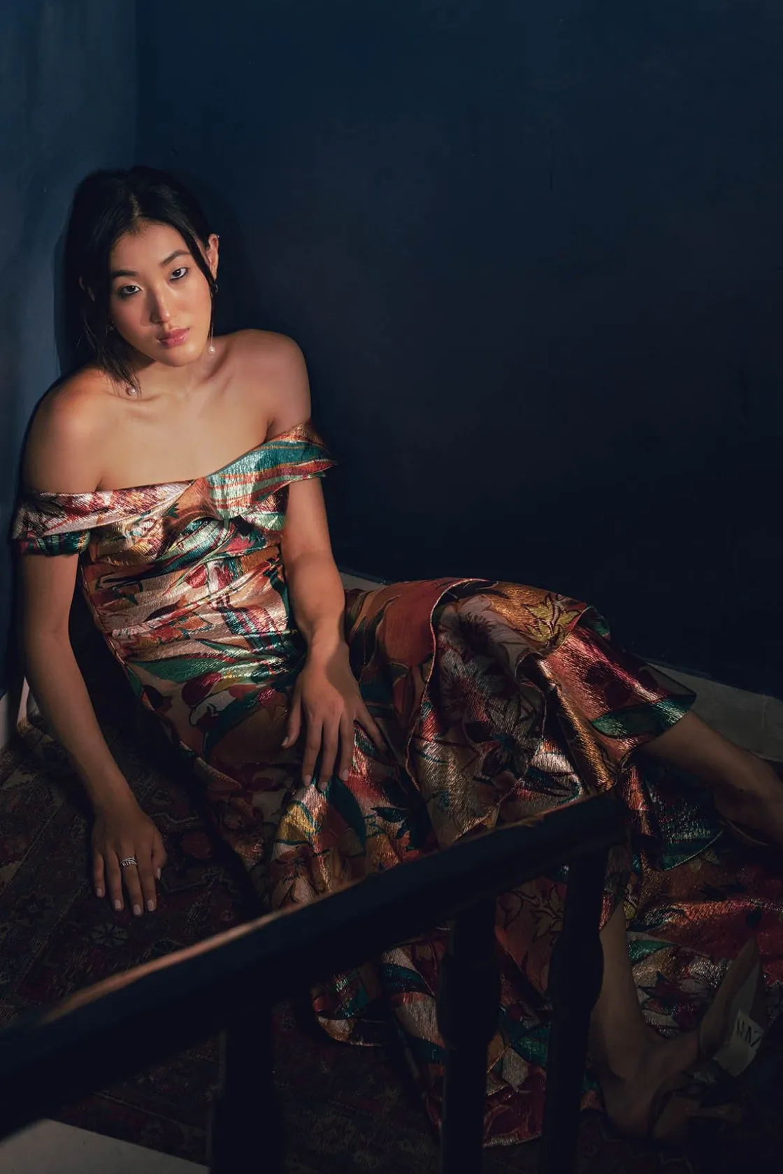 RANNA GILL Dresses-Shriya Saran In Renata Tiered Midi Dress Multi