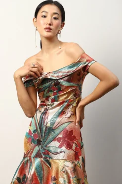 RANNA GILL Dresses-Shriya Saran In Renata Tiered Midi Dress Multi