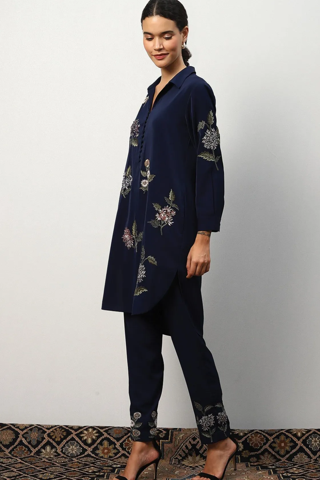 RANNA GILL Matching Sets-Sol Matching Set Navy