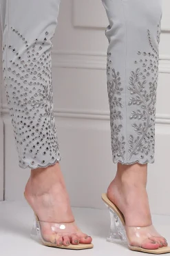 RANNA GILL Classic Pants-Stella Pant Grey
