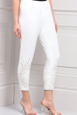 RANNA GILL Classic Pants-Stella Pant White