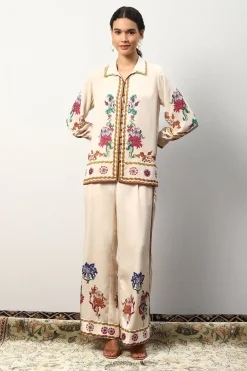 RANNA GILL Matching Sets-Tiani Blouse Off White