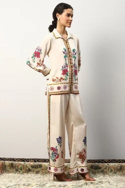 RANNA GILL Matching Sets-Tiani Blouse Off White