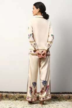 RANNA GILL Matching Sets-Tiani Blouse Off White