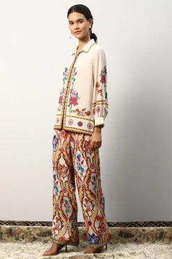 RANNA GILL Matching Sets-Tiani Blouse Off White