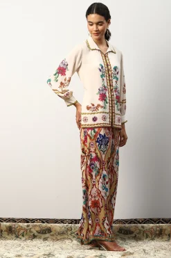 RANNA GILL Matching Sets-Tiani Blouse Off White