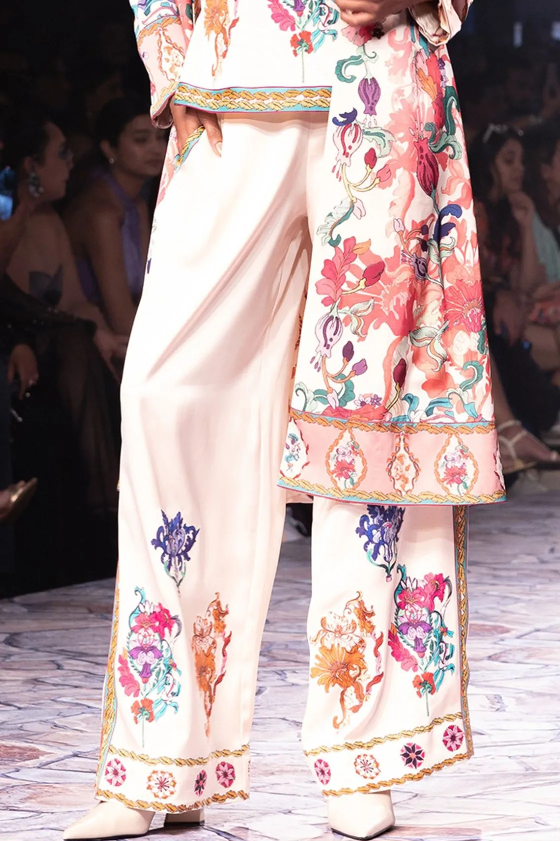 RANNA GILL Pants-Valencia Wide-Leg Pants Snow White