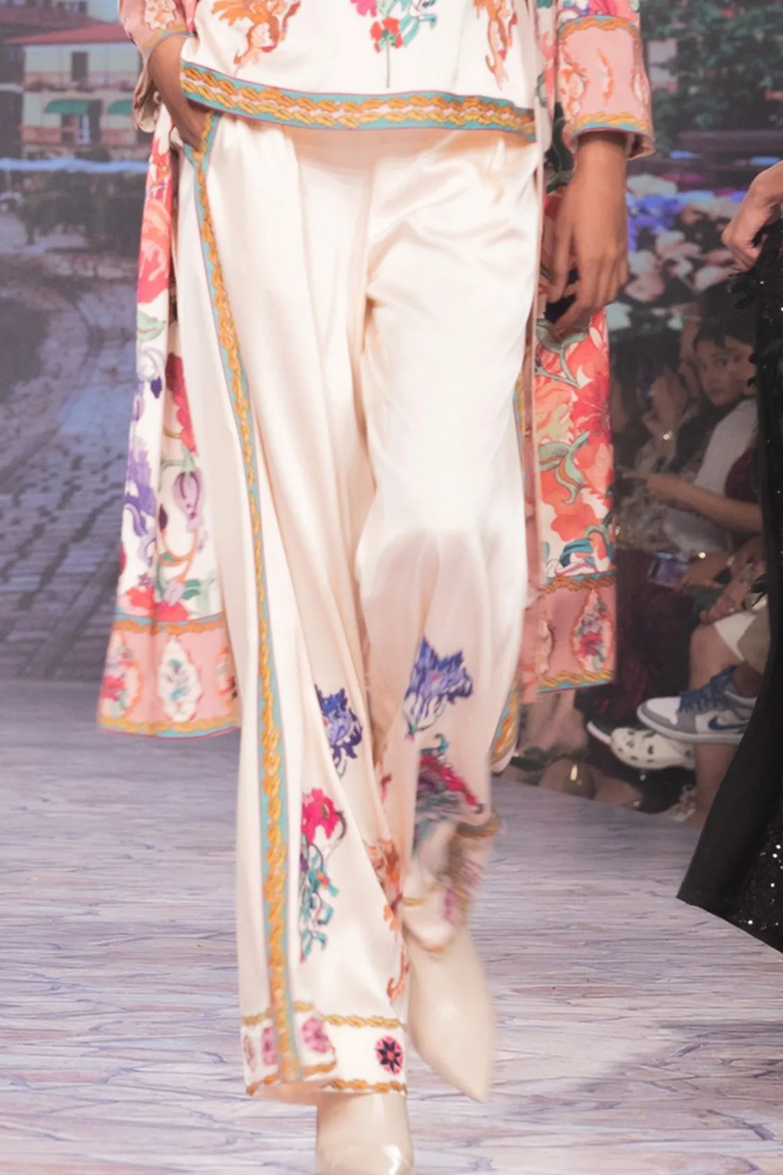 RANNA GILL Pants-Valencia Wide-Leg Pants Snow White