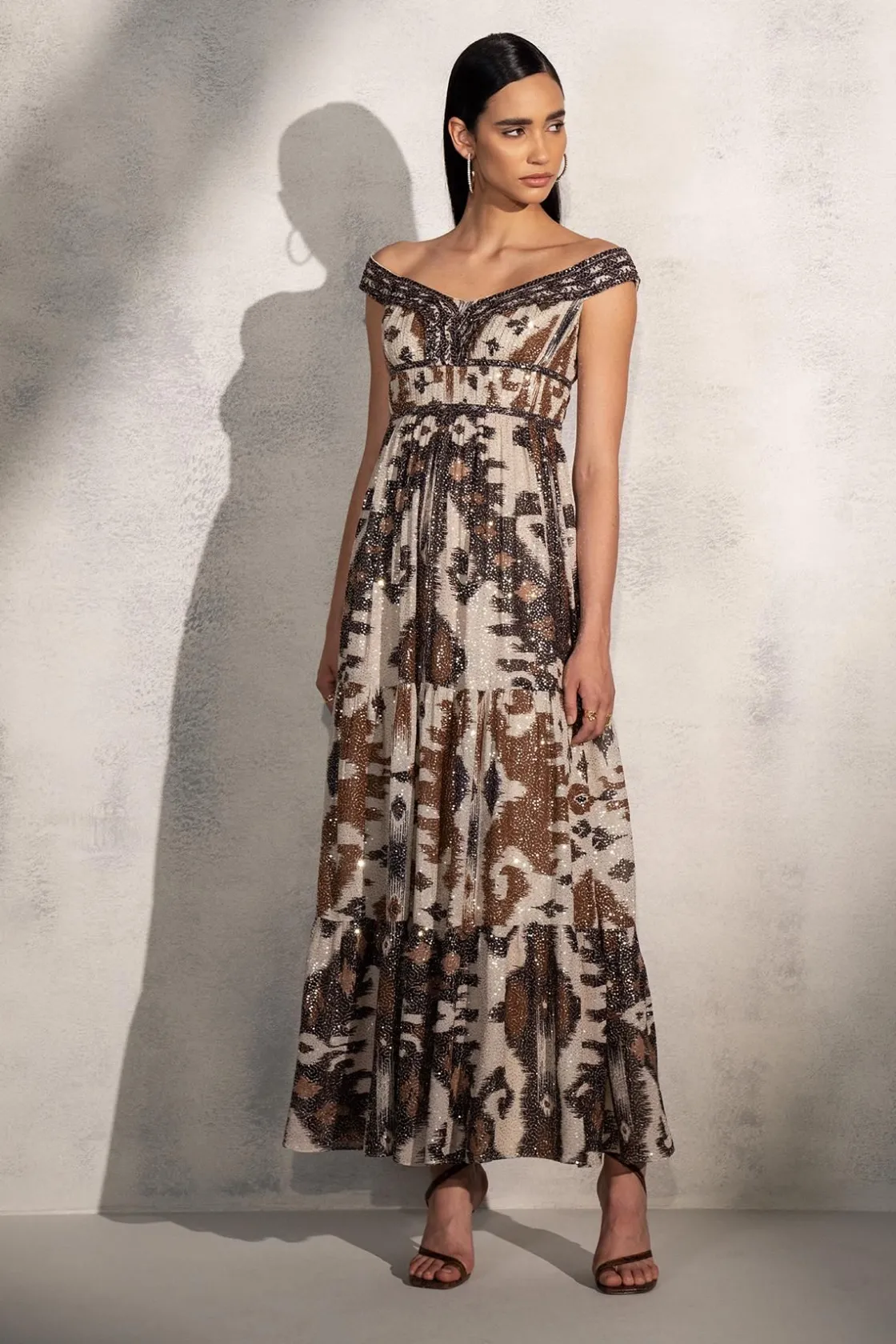 RANNA GILL Dresses-Valery Dress Brown