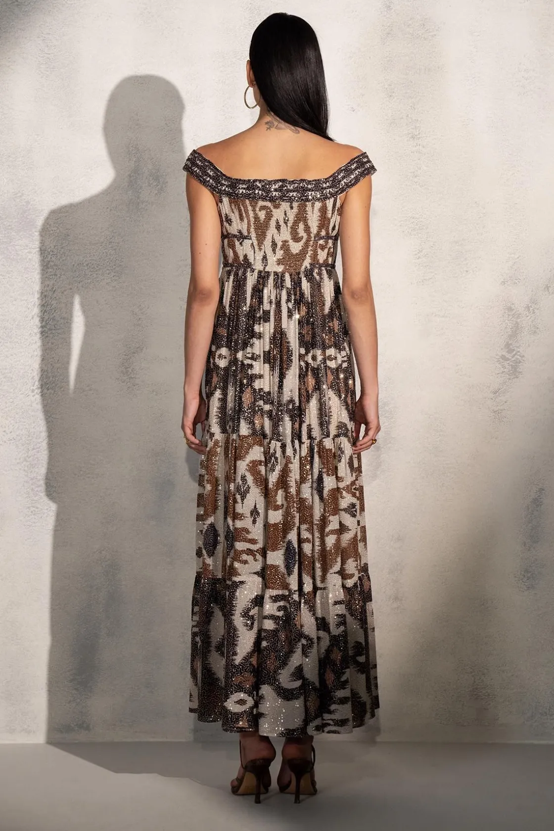 RANNA GILL Dresses-Valery Dress Brown