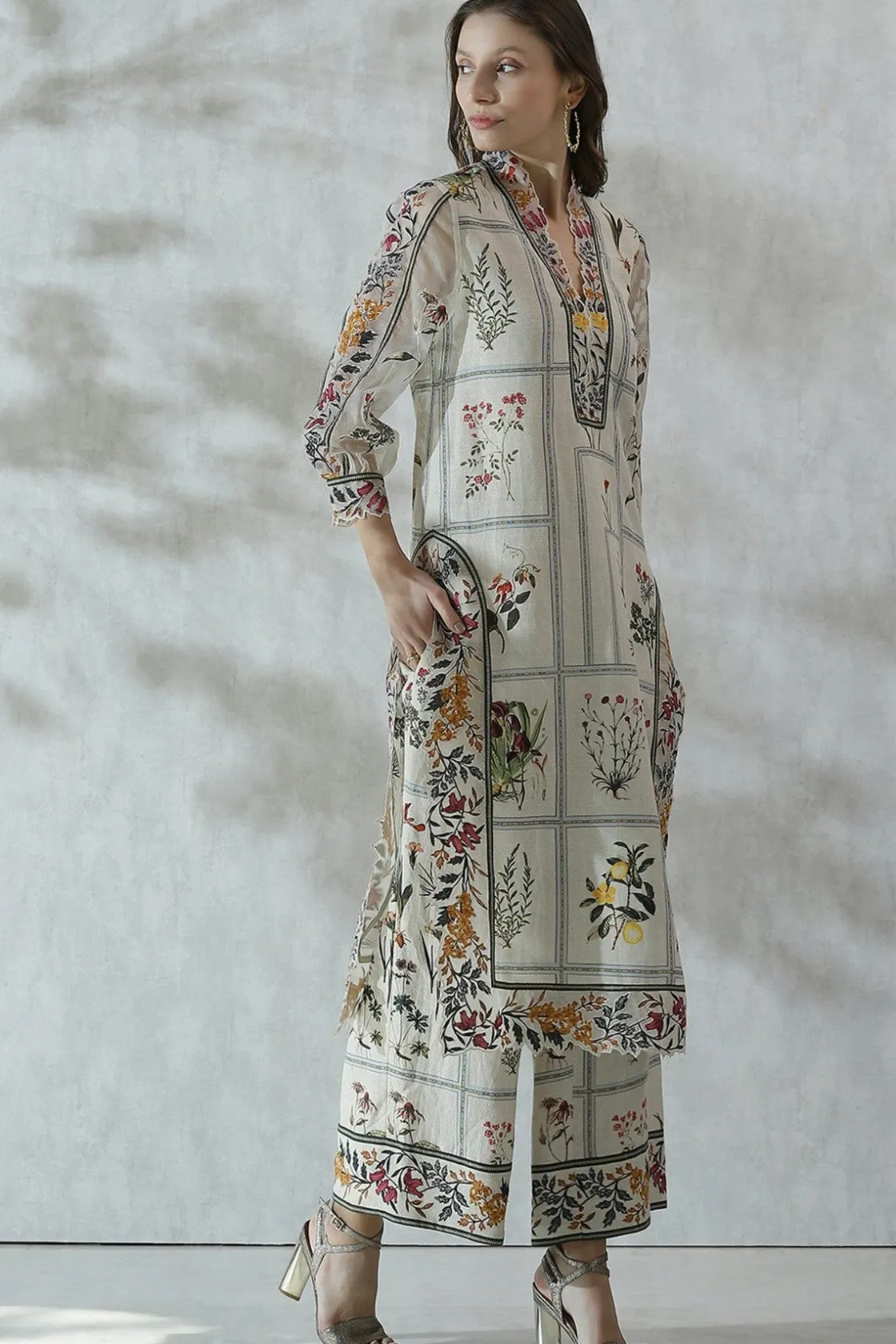 RANNA GILL Tunics-Willow Tunic Off White